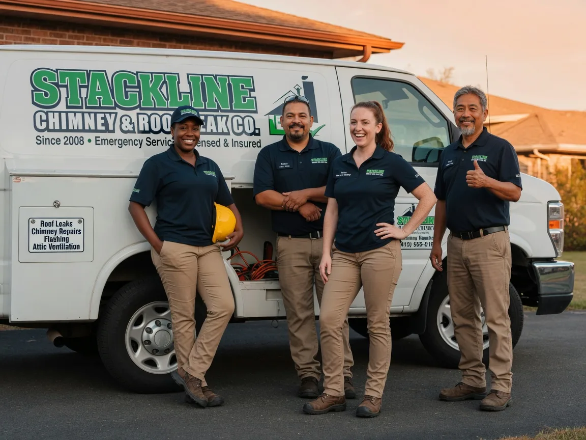 Chimney flashing repair company in Mark Center, OH